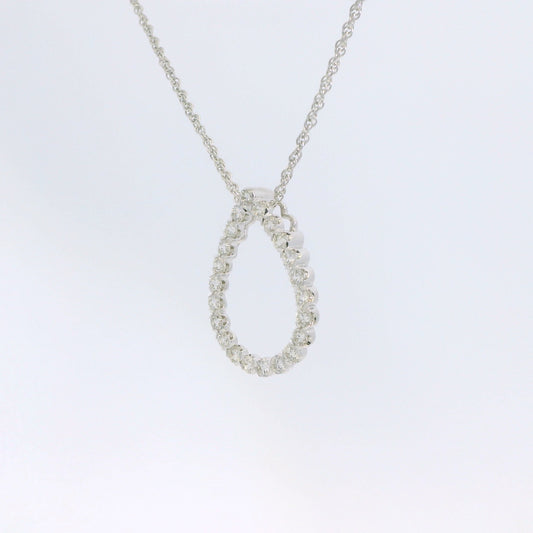 Diamond Teardrop Pendant