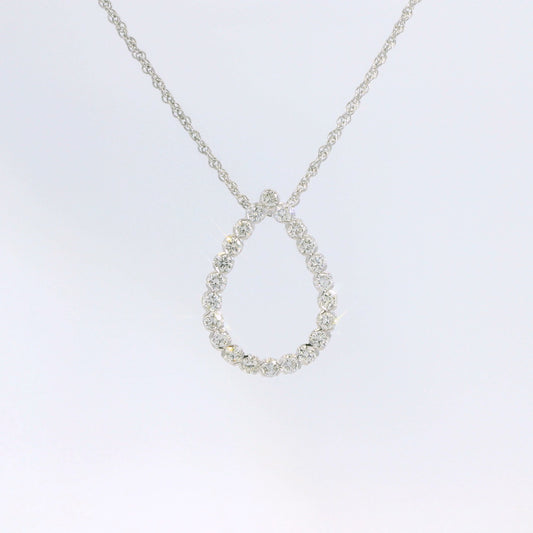 Diamond Teardrop Pendant