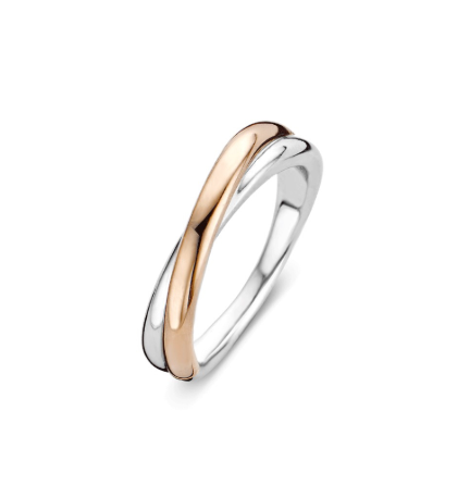 Rose Cross Band Ring