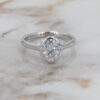 Oval Bezel Engagement Ring