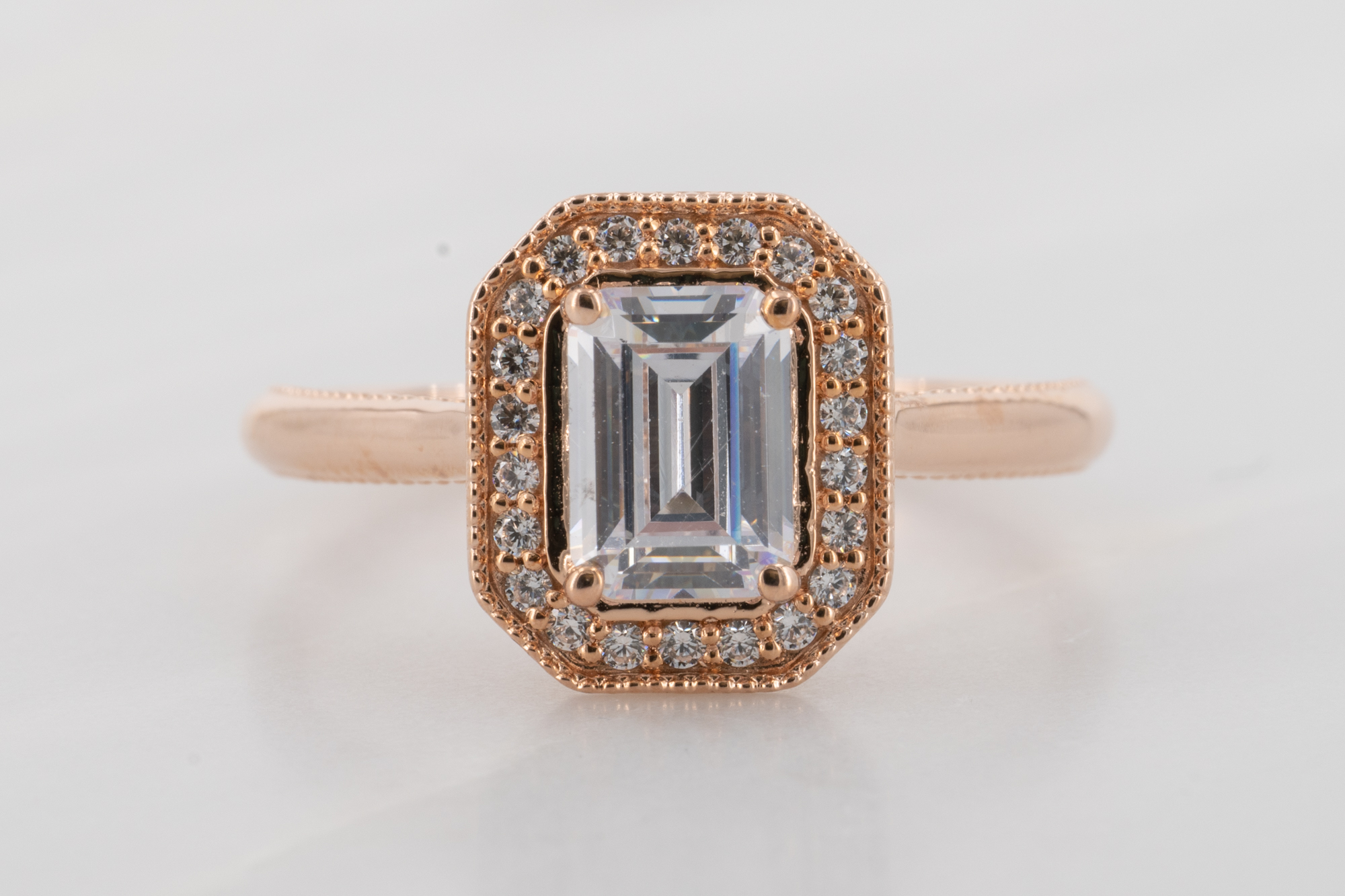 Vintage style clearance gemstone engagement rings